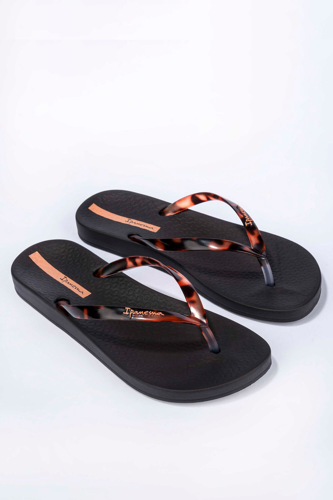 Ipanema Chinelo tradicional de tiras com estampado animal