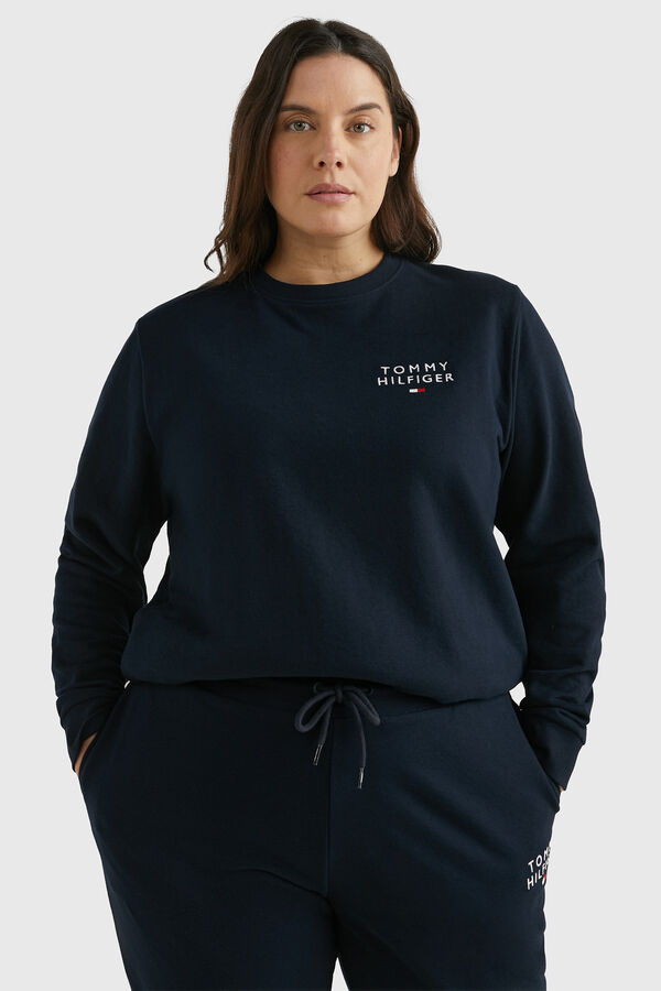 Tommy Hilfiger Tanga de renda Intrinsic azul