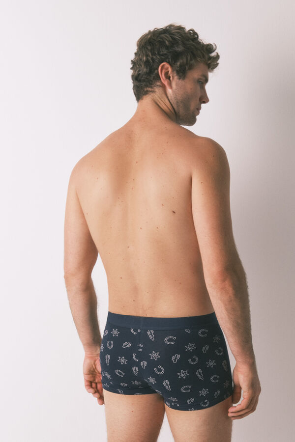 Women'secret Pacote com 2 boxers azuis country azul