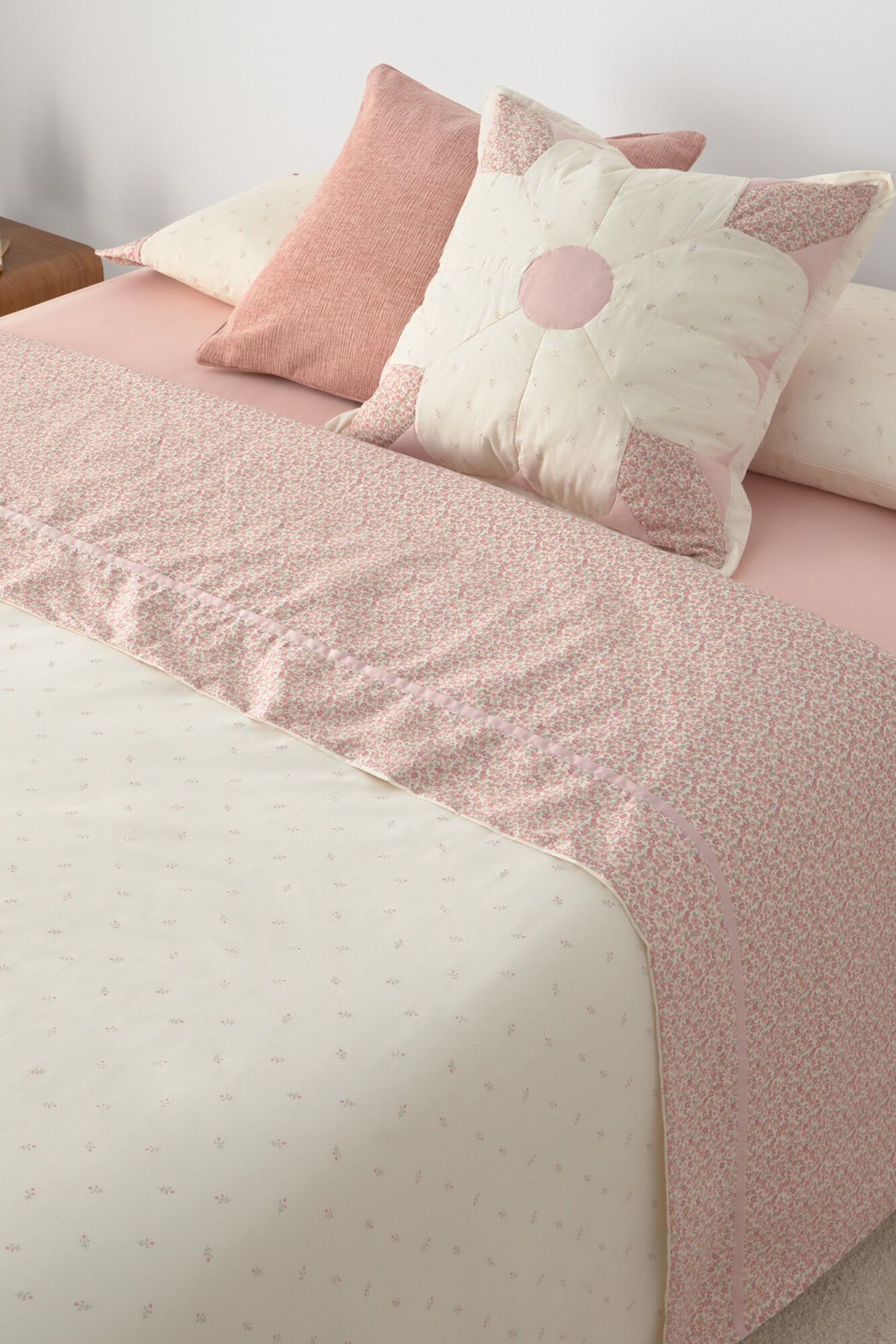 Textura Len&ccedil;ol estampado, conjunto de patchwork