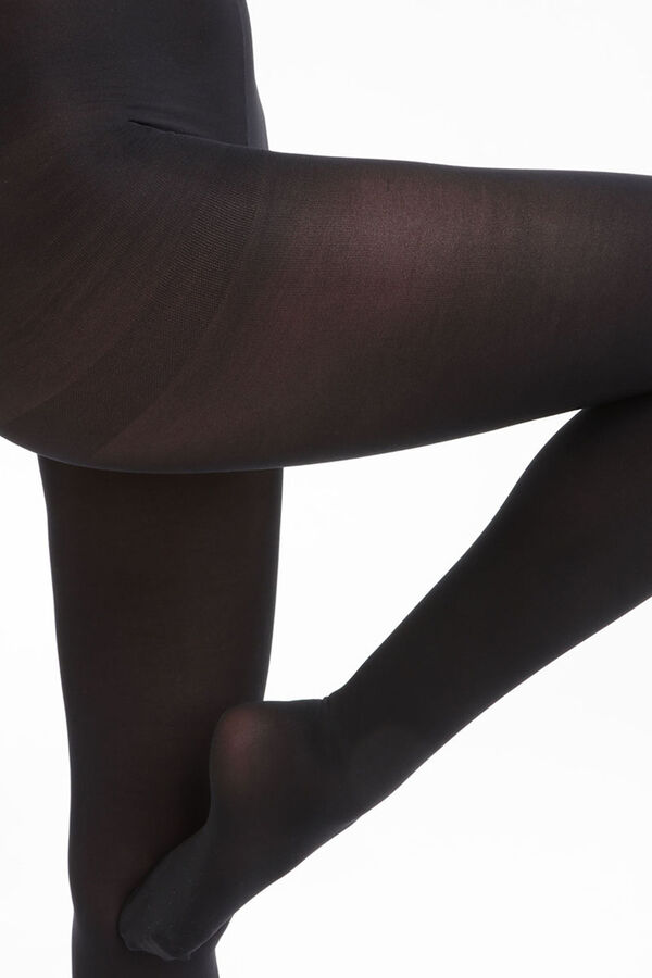 Diam's opaque shaping tights that shape from the waist to the feet, Women's socks