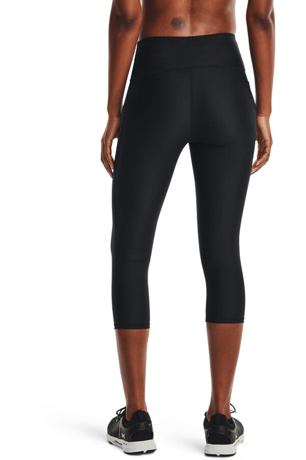 Under Armour Calças capri para mulheres  preto