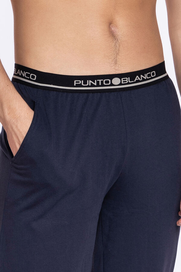 Punto Blanco Calças compridas masculinas azul