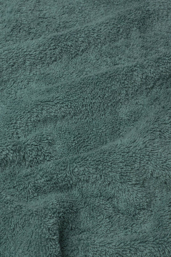 Womensecret Toalha toucador friso algodão egípcio 30 x 50 cm. verde
