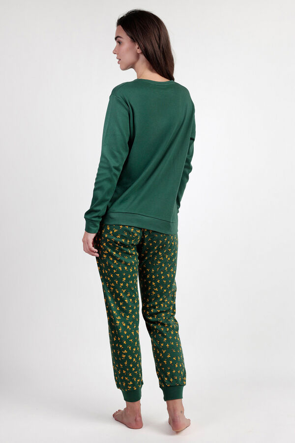 Admas Pijama Feminino Classic Pijama A verde