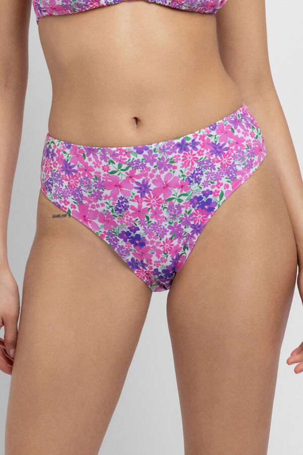 Dorina Cueca de biqu&iacute;ni de corte alto Es paradis rosa