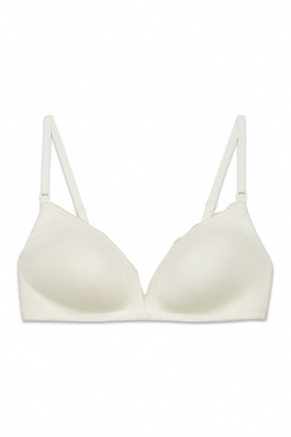 Women'secret Soutien maternity triangular com enchimento branco CHARMING bege