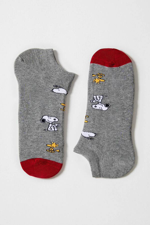 Besocks Calcetines tobilleros Besocks de algod&oacute;n org&aacute;nico gris