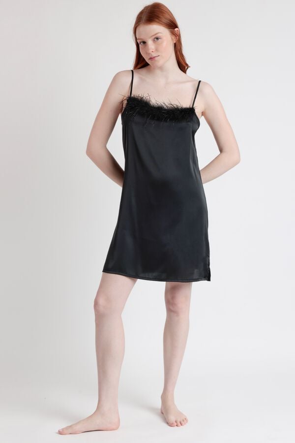 Admas Camisola de al&ccedil;as noiva preto