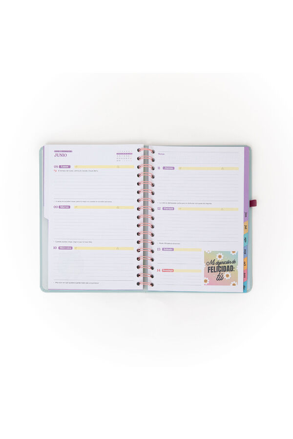 Mr. Wonderful Set de Agenda Wonder peque&ntilde;a 2026 Semanal + boli - Objetivo de la semana: &iexcl;que se acabe! estampado