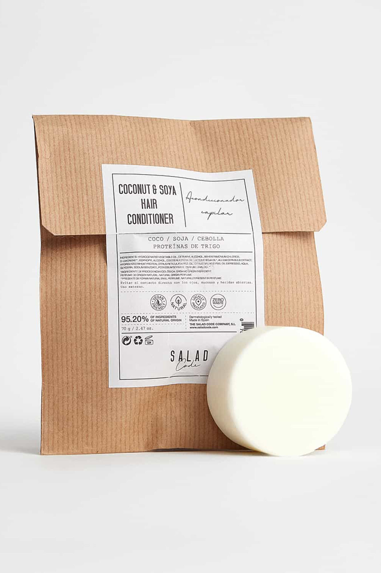 Salad Code Coconut & soya hair conditioner- Todo tipo de pelo