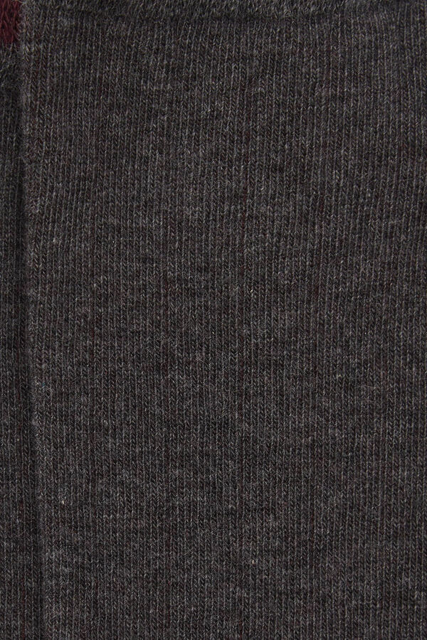 Kiff-Kiff Calcetin largo gris oscuro mujer talla &uacute;nica gris