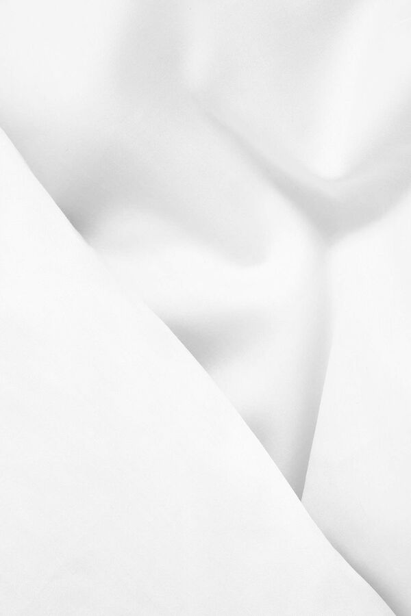 Textura Capa nórdica algodão cetim. Cama 135-140 cm. branco
