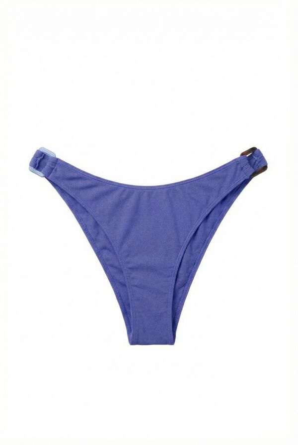 Women'secret Cueca de biqu&iacute;ni brasileira efeito U azul azul
