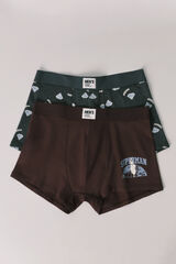 Women'secret Pack 2 cuecas boxer Superman estampado