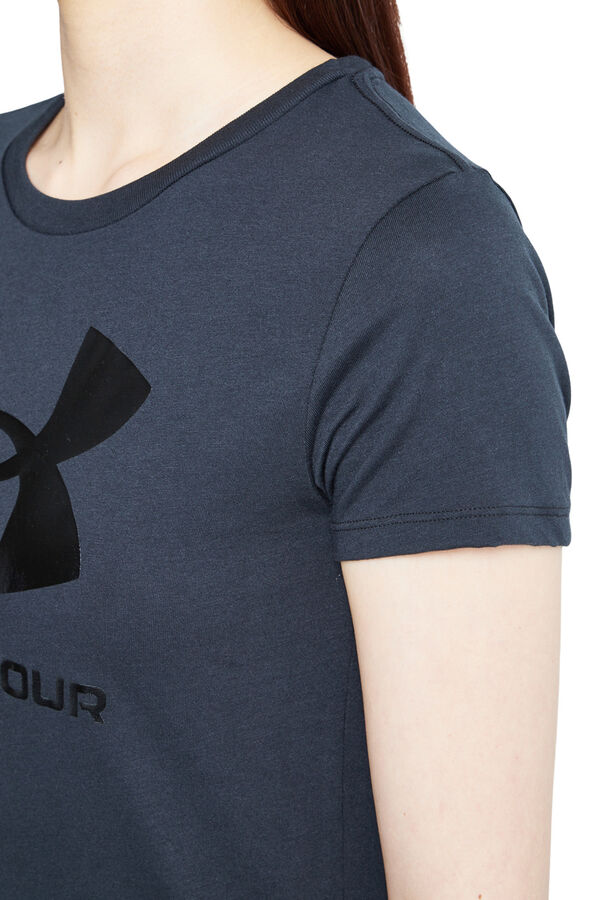 Under Armour Camiseta preta de manga curta preto