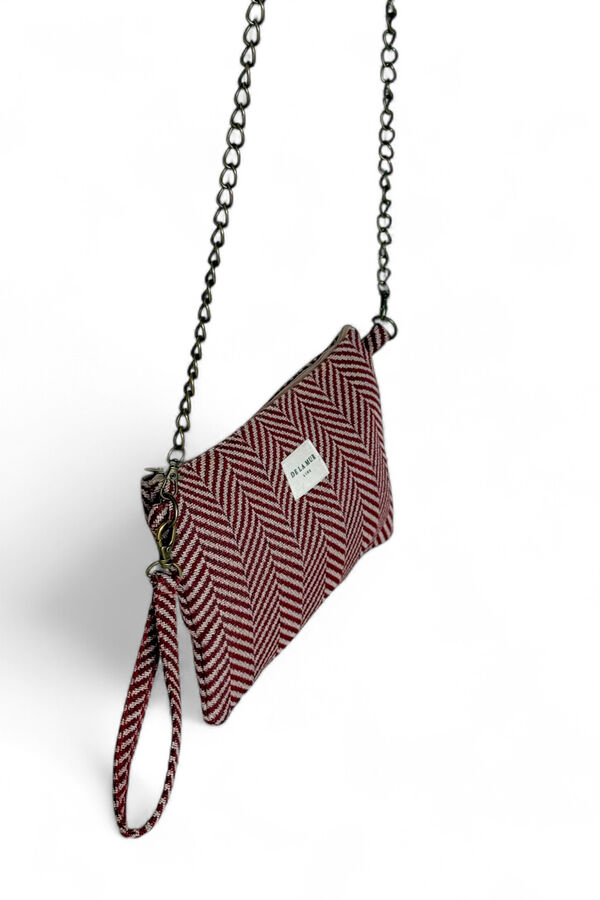 De La Mur Mala clutch Dubai estampado