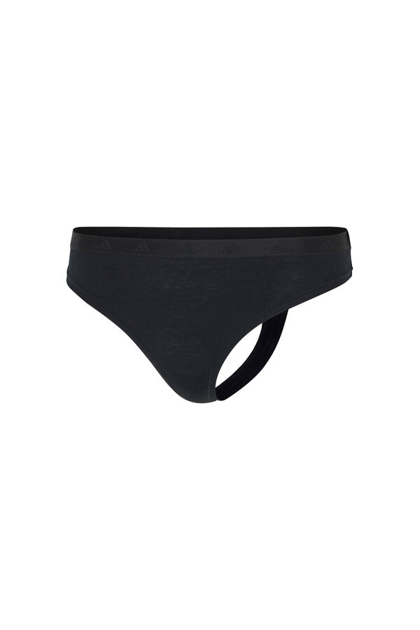 Adidas Tanga de algod&atilde;o essencial ativa preto
