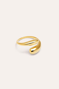 Singularu Abbraccio Gold Plated Ring