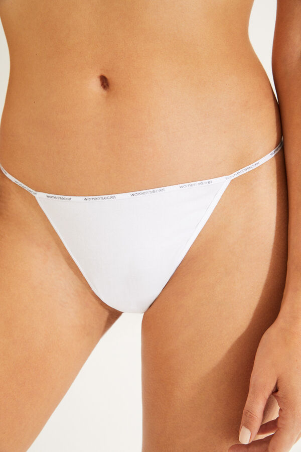 Women'secret Pack 6 bragas tangas de algod&oacute;n estampado