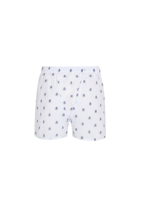 Kiff-Kiff Calcinha estampada polvo branco