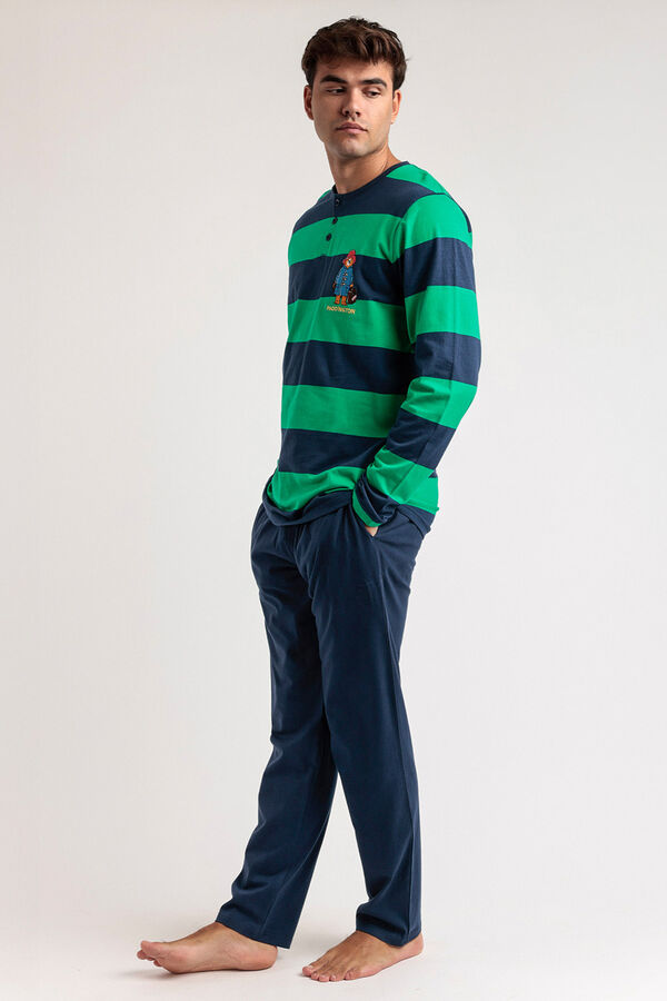 Admas Pijama Pijama comprido Rugby Paws B azul