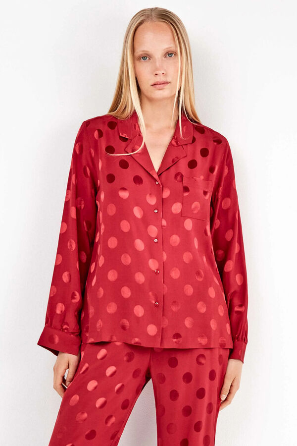 Gisela Pijama camiseiro castanho