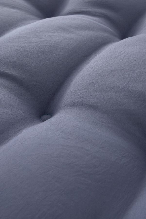 Textura Topper acolchoado azul