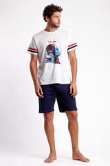 Admas Pijama curto Vader Star Wars branco