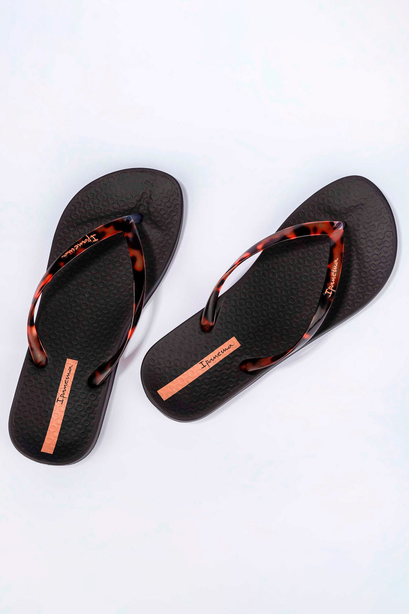 Ipanema Chinelo tradicional de tiras com estampado animal