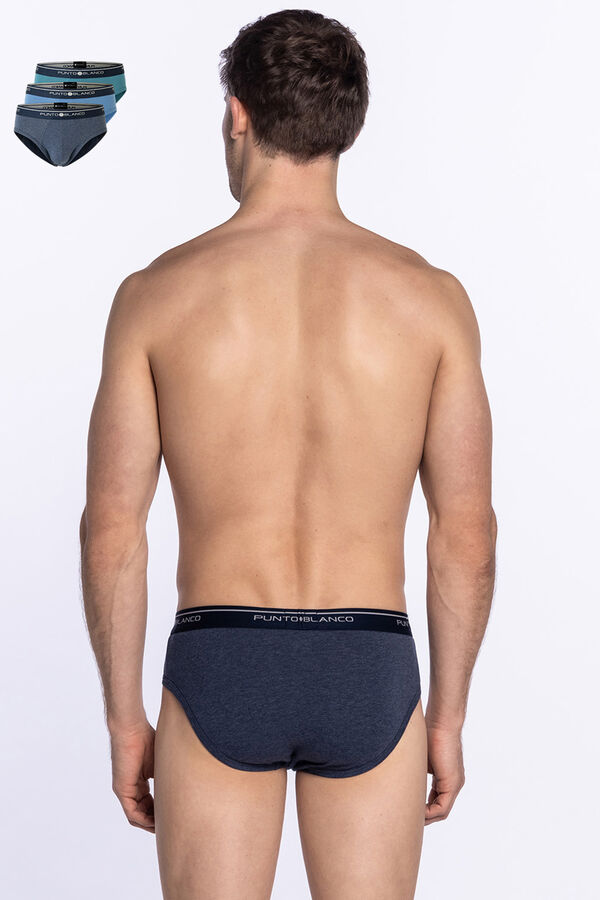 Punto Blanco Pack de 3 slips algod&oacute;n estampado