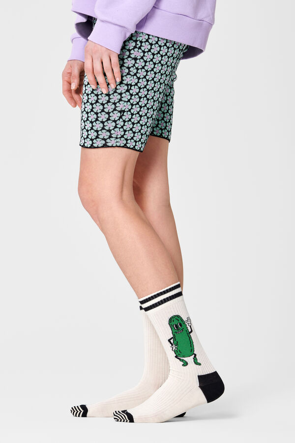 Happy Socks Meias Unissex Picles bege