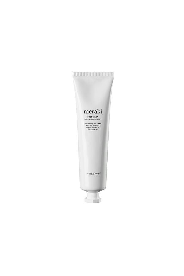 Meraki Crema hidratante de pies blanco