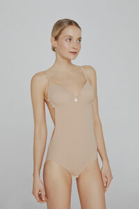 Womensecret Body trikini Ivette Bridal con copa push up en nude beige
