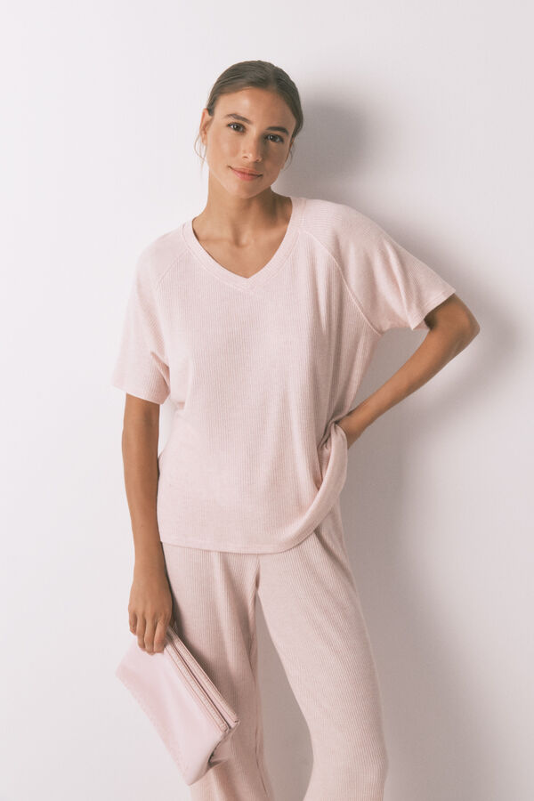 Women'secret Nécessaire média de borracha rosa rosa
