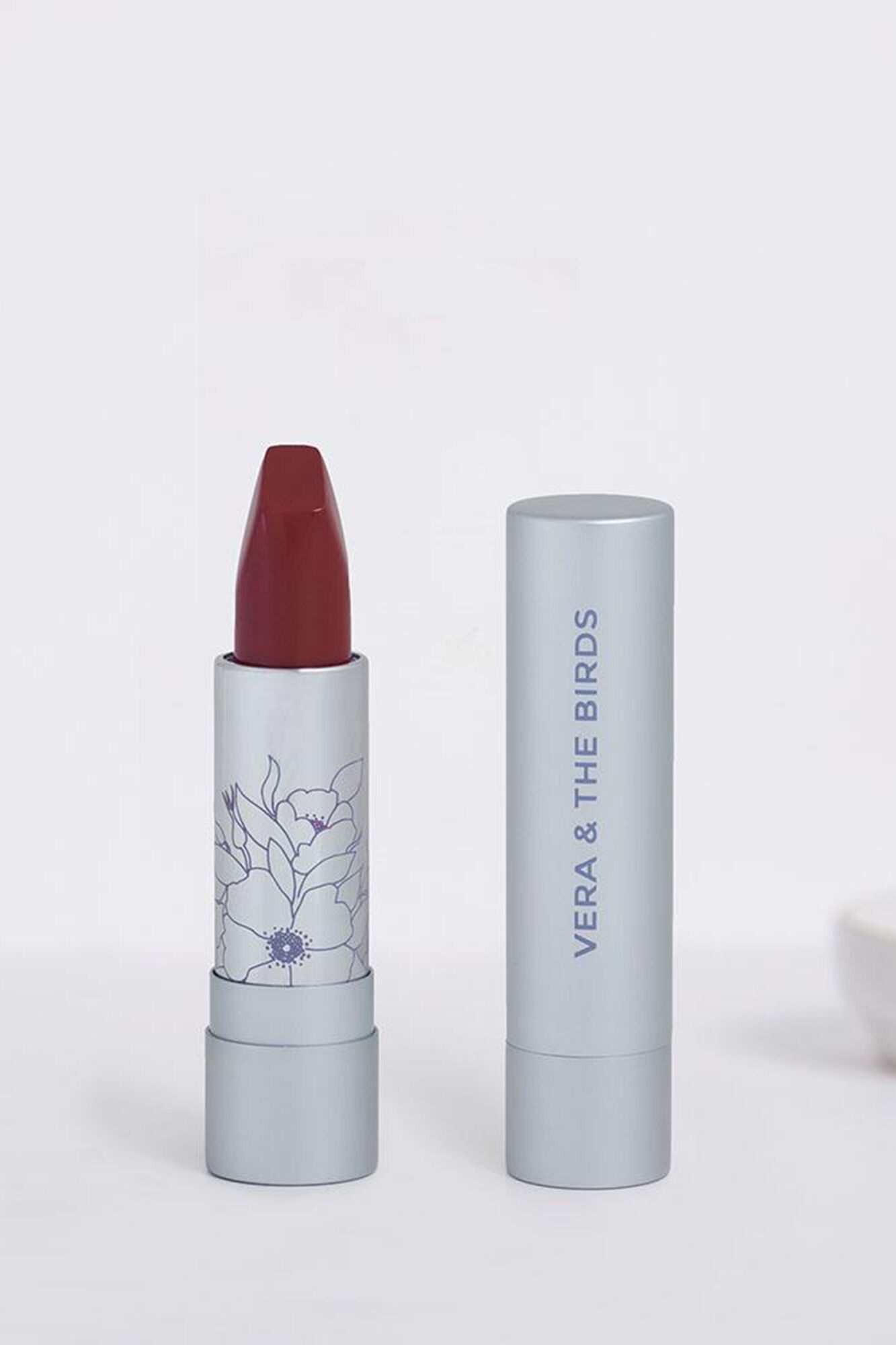 Vera & the birds Dark Blossom Soft Cream lipstick