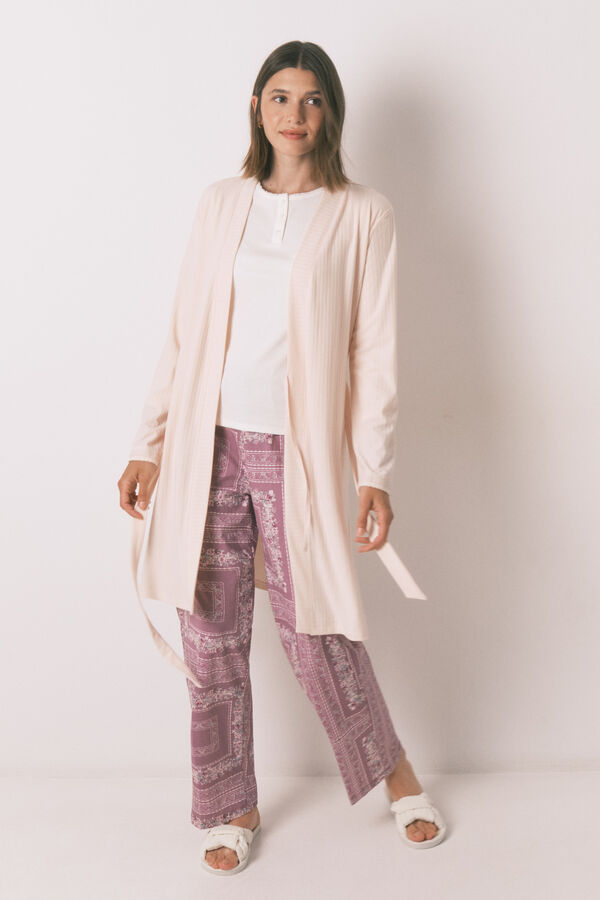 Women'secret Robe robe rosa canelado rosa