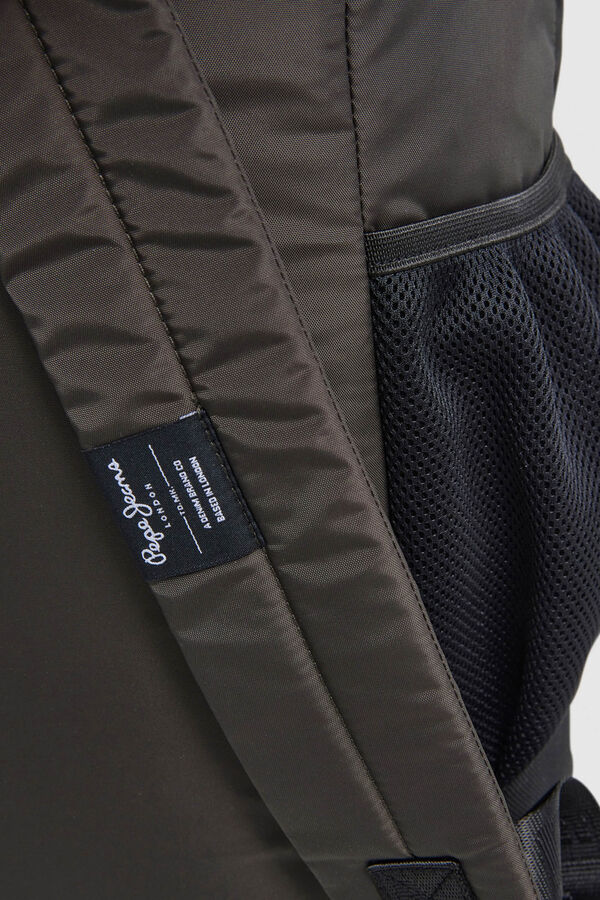 Pepe Jeans Mochila com fecho-éclair central cinzento