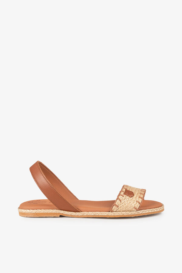 Popa Sandália estilo menorquina cru