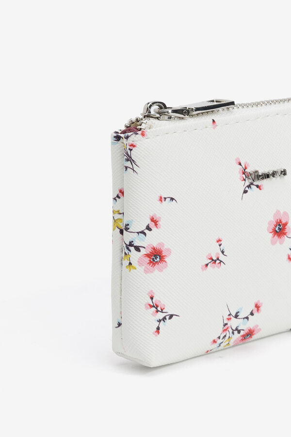 Vilanova Bolso peque&ntilde;o con estampado floral nude