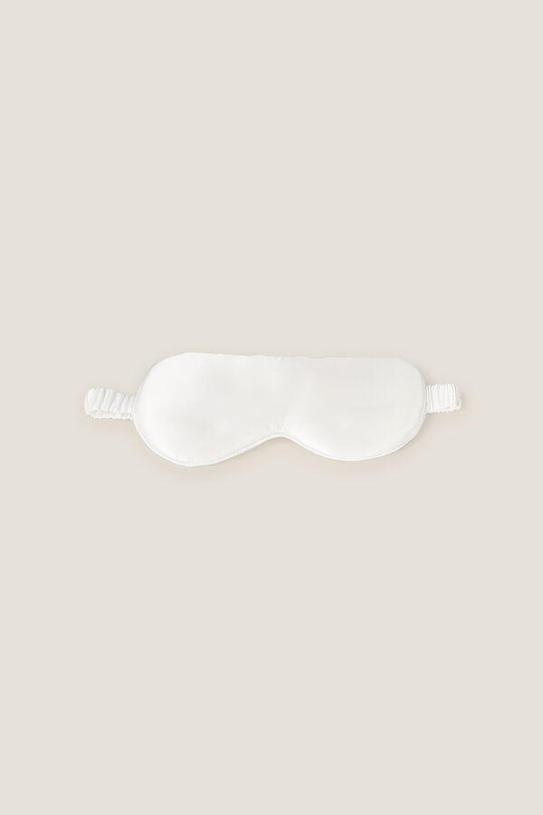Textura Máscara de seda branco