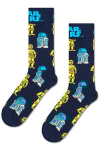 Happy Socks Meias unissex Star Wars™ R2D2 e C3PO