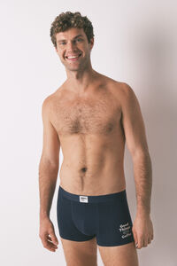 Women'secret Pacote de 2 boxers riscas azuis