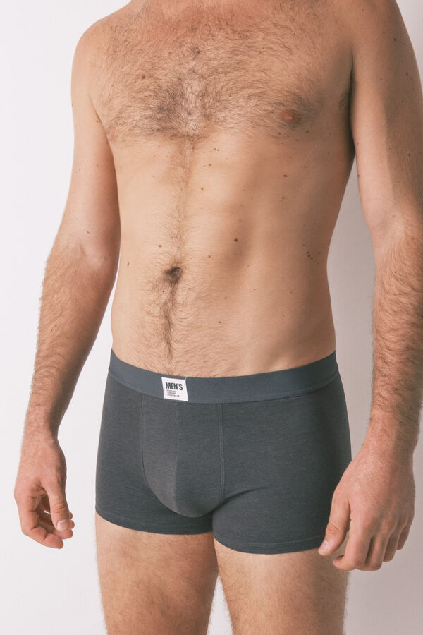 Women'secret Pacote com 2 boxers verdes lisos verde