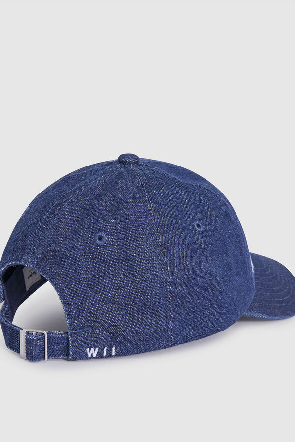 Pepe Jeans Gorra denim con logo bordado azul