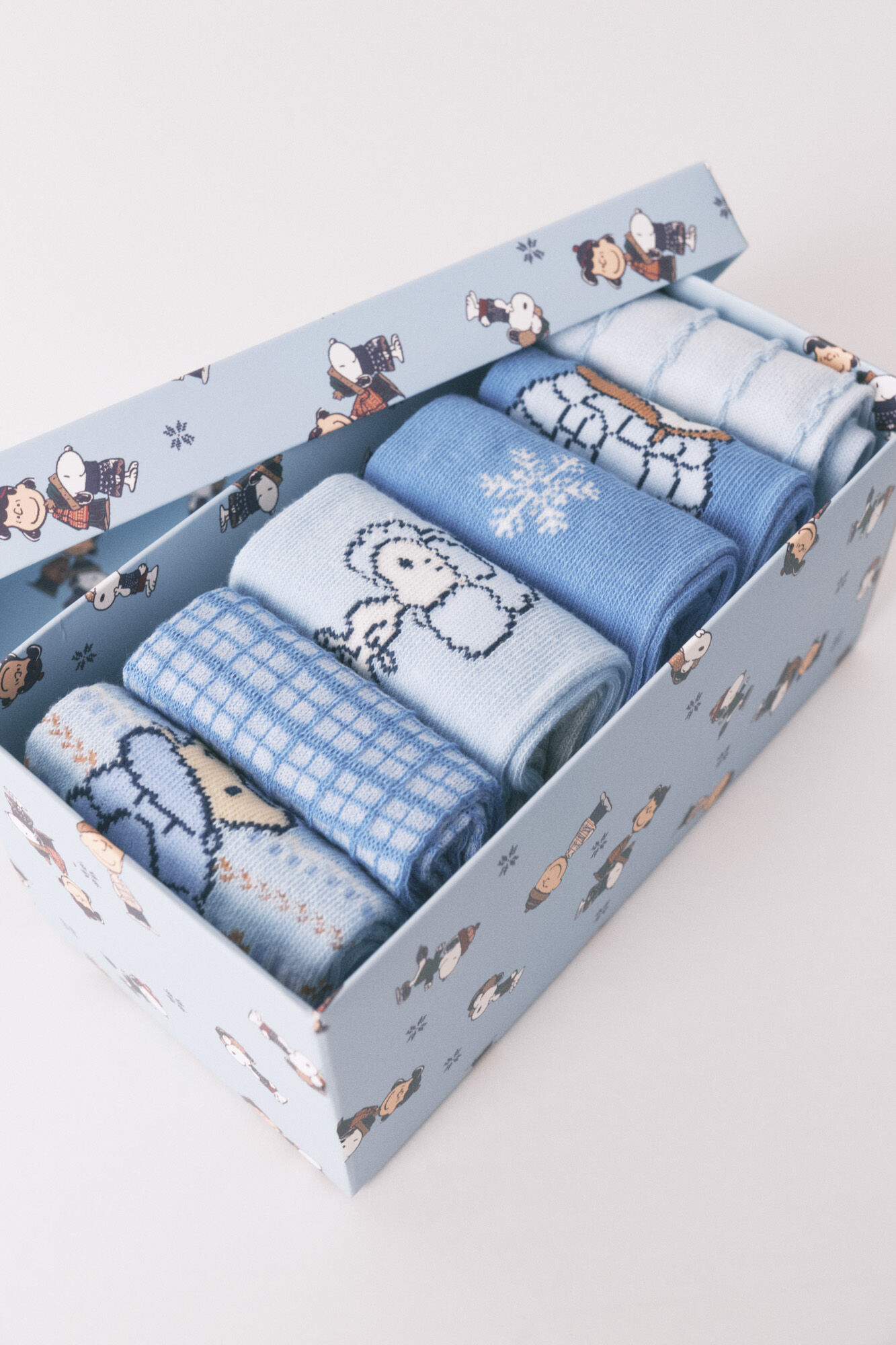 Women'secret Pack 6 calcetines largos algod&oacute;n Snoopy