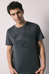 Women'secret Pijama curto de homem em algod&atilde;o SUPERMAN cinzento