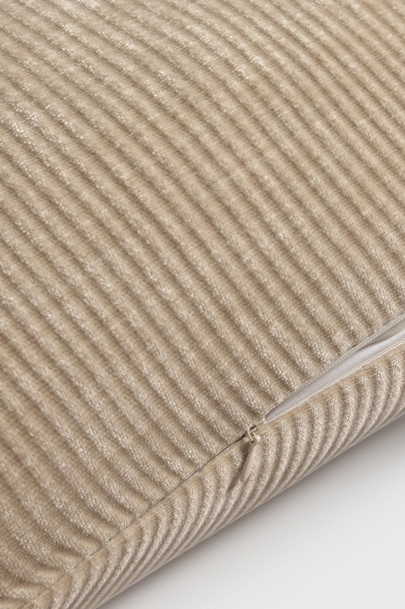 Textura Capa de almofada em veludo canelado