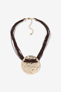 Vilanova Colar Maxi com Pendente Texturizado