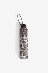 Vilanova Guarda-chuva estampado leopardo preto